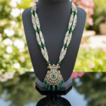 Exquisite Gold-Plated Choker with Blue & Ruby Stones