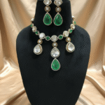 Heritage Polki and Emerald Drop Set