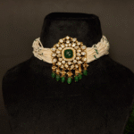 The "Jahanara" Pearl & Emerald Choker