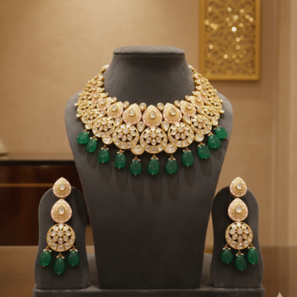 The Emerald Garden Polki Set: A Royal Statement