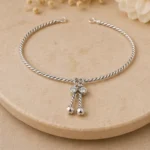 Celeste Charm Silver Anklet