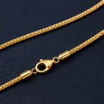 Imperial Gold Box Chain Necklace