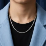 Royal Byzantine Silver Chain Necklace - Image 4