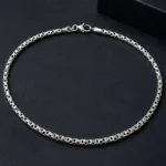 Royal Byzantine Silver Chain Necklace - Image 3