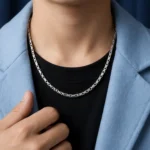 Royal Byzantine Silver Chain Necklace - Image 2