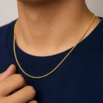 Imperial Gold Box Chain Necklace - Image 4