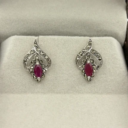 Marcasite Stud Earrings