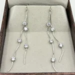 Zircon Drop Earrings