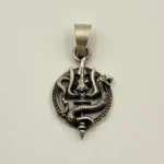 Trishul & Serpent Pendant