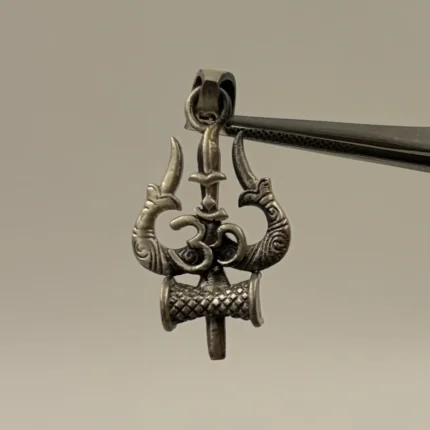 Om Trishul Damru Pendant